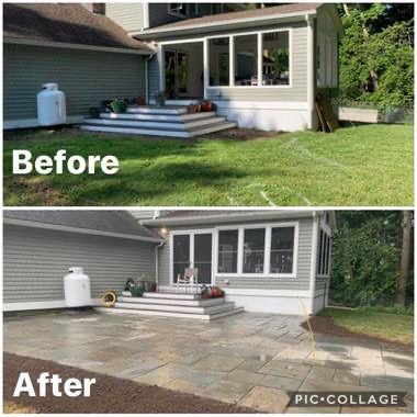 Cleaned and mulched planting beds
