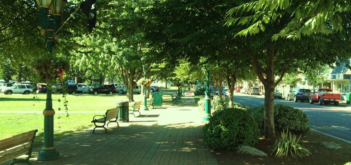 Branford Town Green landscaping
