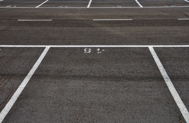 Parking lot maintenance
